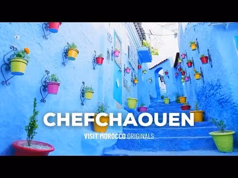 Chefchaouen: vistas aéreas y calles azules
