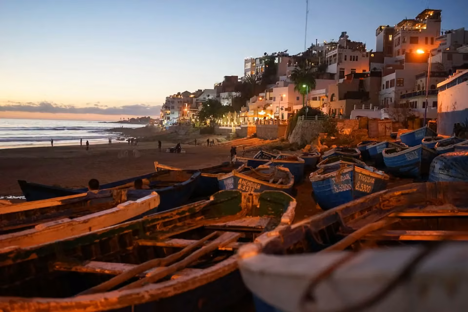 Tánger · Chefchaouen · Fez · Sahara · Marrakech