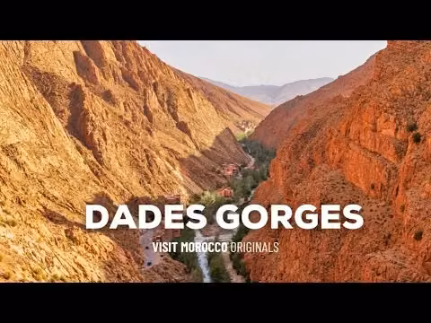 Recorre las sinuosas carreteras de las gargantas del Dadès