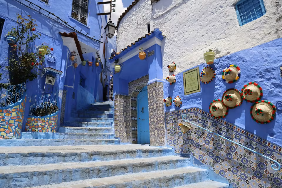Lose yourself in the blue medina