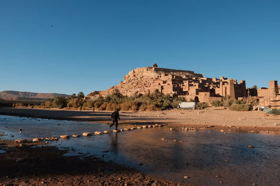 Aït Benhaddou at dawn