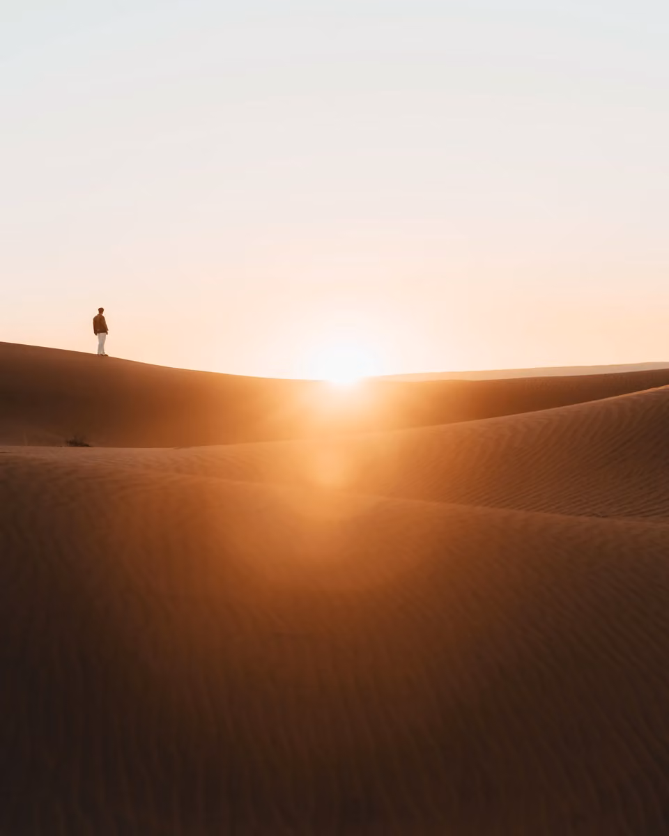 Saharan sunset