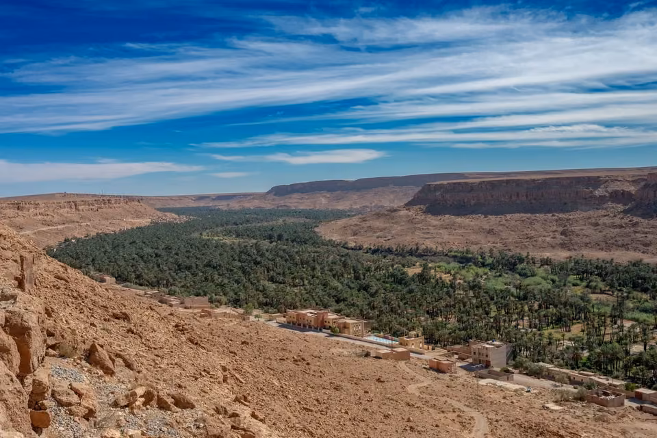 The most spectacular oasis of the Moroccan Sahara