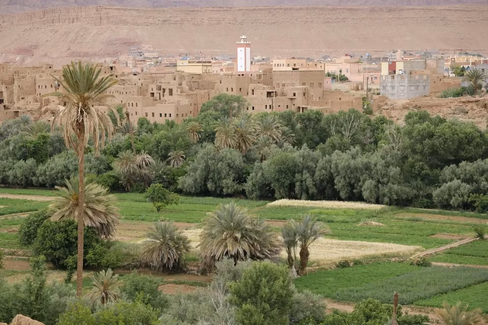 The great contrast of Southern Morocco